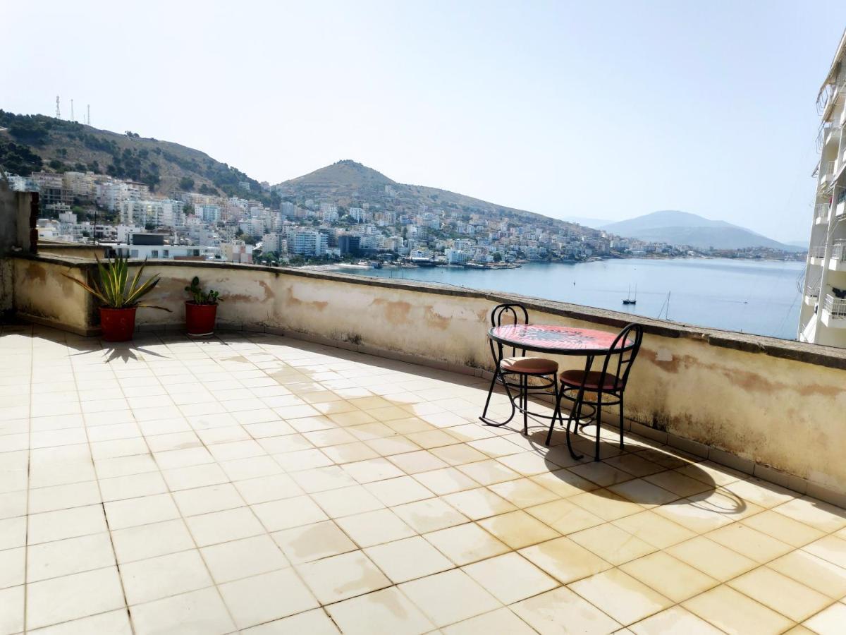 Private Studio Sea View 2 Minutes Away From Beach Sarandë Exterior foto